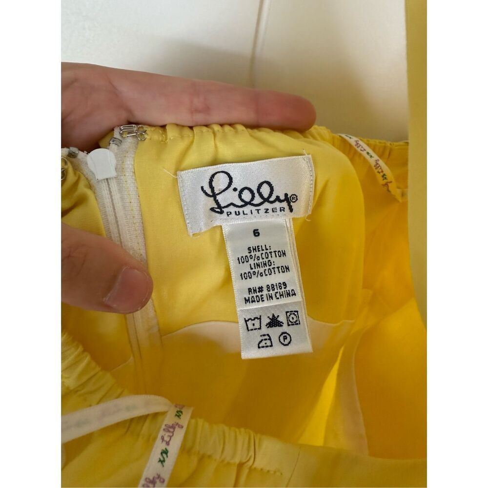 Lilly Pulitzer Willa Halter Embroidered Sunny Dress Vintage Size 6 - Picture 8 of 11